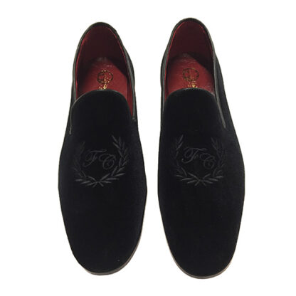 Slippers con corona alloro e iniziali - immagine 2