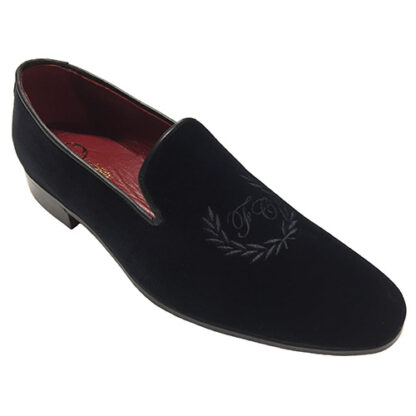 Slippers con corona alloro e iniziali - immagine 3