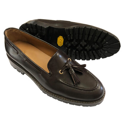 Mocassino con nappine suola in gomma - immagine 3